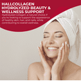 thumbnail image 5 of HALLUSA NATURAL Hydrolyzed Collagen Powder with Vitamin C for Skin Hair Joints Bones 30 Servings, 5 of 8