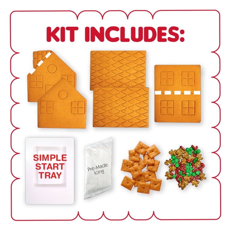 Cheez-It Build It Yourself Holiday House Kit, 22.5 oz, No