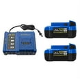 thumbnail image 1 of Kobalt 24-Volt Max 2-Pack 4 Amp-Hour Lithium Power Tool Battery Kit (Charger Included), 1 of 1