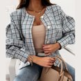 thumbnail image 2 of IROINNID Womens Cardigans Long Sleeve Print Cardigan Autumn Coat Blouse Top,Light blue, 2 of 8