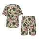 thumbnail image 1 of Balery Tropical Mask Flamingo Conjunto de Pijama Infantil de Manga Corta con Estampado – Ropa de Dormir de Algodón Suave-Medium, 1 of 6