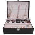 thumbnail image 1 of Soporte para relojes, organizador de relojes, soporte portátil para guardar joyas, pendientes, accesorios para el hogar, artesanía superior, 1 of 12