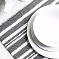 thumbnail image 3 of Fabstyles Broadway Stripe Cotton Placemats Set of 4 Machine Washable Heavyweight Table Mats Perfect for The Kitchen and Dining Table or Outdoor Tables, 3 of 5