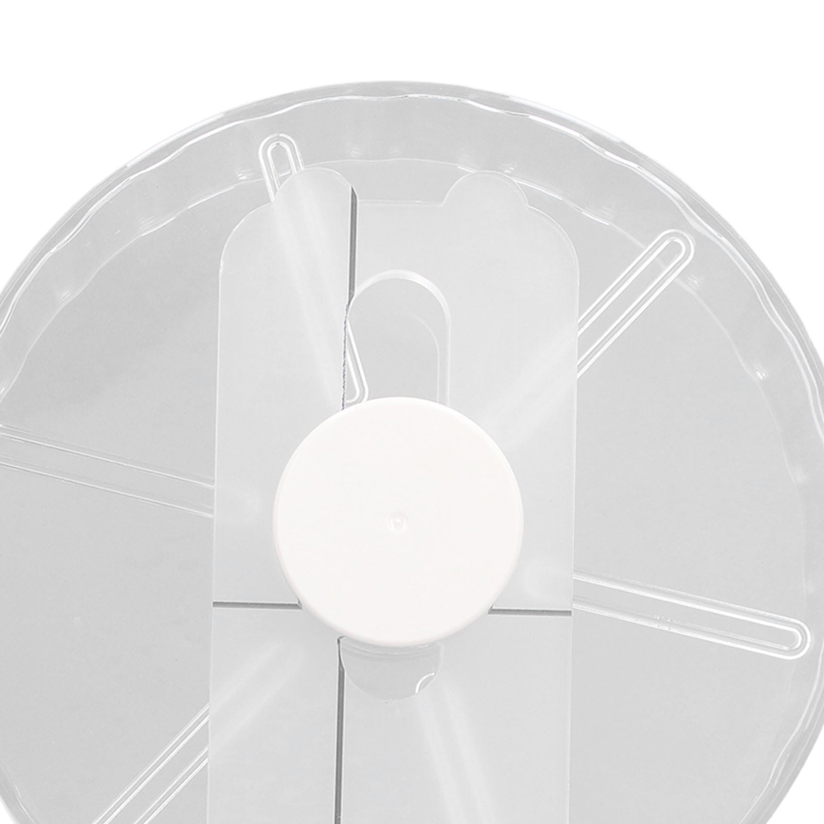 YAHHU Silent Hamster Wheel with Stand Clear Acrylic Exercise Running Toy for Small Pets 8.5 inches / 21.6 cm