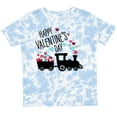 thumbnail image 3 of Inktastic Happy Valentine's Day Train Boys or Girls Toddler T-Shirt, 3 of 5