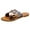 Brown, variant on 50% Off Clear! asdoklhq Slippers for Women Summer,Summer Ladies Slippers Cross Band Flat Bottom Sandals Casual Women Shoes Leopard Print Slippers