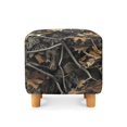 thumbnail image 2 of SCRAWLGOD Camo Forest Print Ottoman Slipcover Square Stretch Ottoman Covers for Folding Storage Stool Soft Foot Stool Cover with Elastic Bottom for Home Decor, 2 of 7