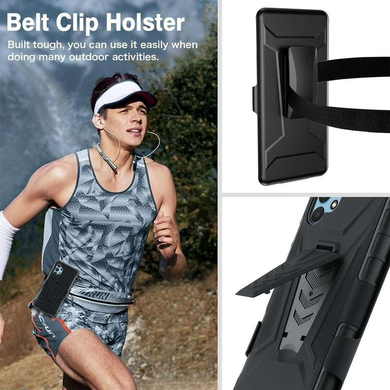 Rugged Case For Samsung Note 10 Plus with Belt Clip Holster