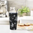 thumbnail image 6 of Sport Basketball 20oz Travel Tumbler With Lid And Straw, Stainless Steel Tumblers Insulated Coffee Cup Mug Gift For Men Women, 6 of 6