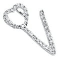 thumbnail image 3 of 10K White Gold Diamond Script Initial V Pendant Heart Bail Charm 0.10 Ct., 3 of 6