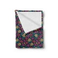 thumbnail image 2 of Floral Soft Flannel Fleece Throw Blanket, Colorful Blossoming Flowers Leaves and Berries Vintage Art, Cozy Plush for Indoor and Outdoor Use, 60" x 80", Multicolor, by Ambesonne, 2 of 5