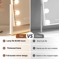 thumbnail image 4 of Espejo de maquillaje ZL ZeLing con luces, 3 modos de color, 360°, 4 of 6