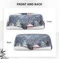 thumbnail image 2 of Rocae Watercolor Winter Landscape For Christmas for Multifunctional Pen Organizer with Zipper Closure, Ideal for Tools, Gadgets, Cosmetics, Stationary,Travel Accessary, 2 of 5
