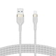 thumbnail image 3 of Cable de carga Belkin BoostCharge Pro Flex USB tipo A a Lightning de 3 m, blanco, 3 of 5