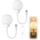 thumbnail image 1 of Lámpara de luna, luz de noche de luna controlada por voz, luces activadas por voz, luz de noche de luna con voz alimentada por USB, la lámpara de luna se puede programar y colorear, se puede usar para, 1 of 7