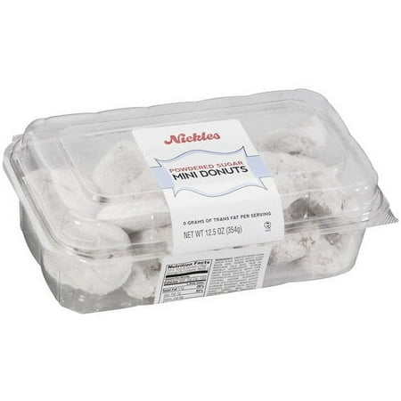 Nickles Powdered Sugar Mini Donuts, 12.5 oz (Delete Item)