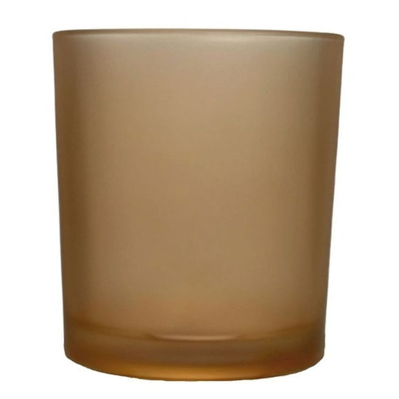 14 oz. Havana Frosted Champagne Empty Candle making Jar candle vessels for DIY candle-making projects (Box of 12) FREE SHIPPING