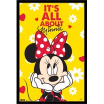 Disney Minnie Mouse - Classic Wall Poster, 22.375" x 34", Framed