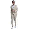 thumbnail image 4 of Men's Skinny Fit 2pc Linen Suit, 4 of 4