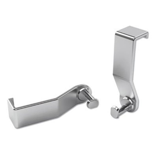 Quartet Manufacturing 85378 Prestige 2 Connects Flipchart Hooks, Silver