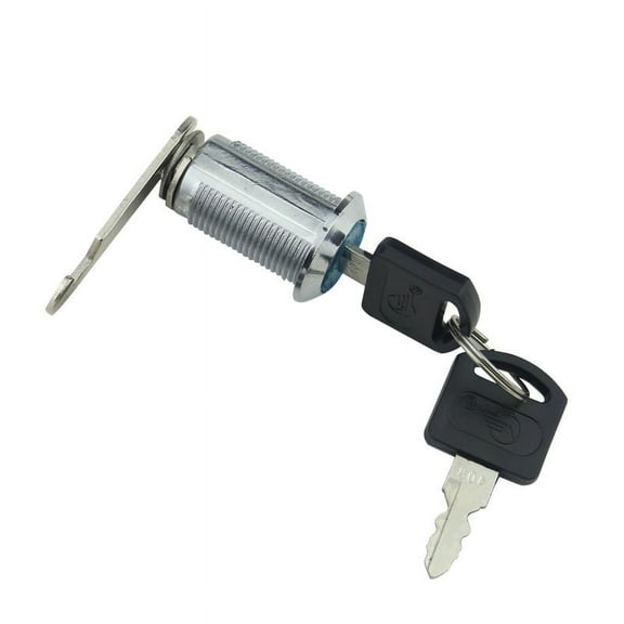 SagaSave Tubular Cam Lock with 2 Keys for Letter Box Drawer Cupboard Toolbox Security Size 16mm-30mm