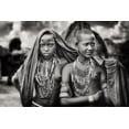 thumbnail image 2 of Flour, Piet 14x11 White Modern Wood Framed Museum Art Print Titled - Karo girls sharing a scarf, 2 of 4