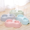 thumbnail image 5 of Cuenco para mascotas 2 en 1 con vaso para beber, cuenco para mascotas: cuencos dobles para mascotas, juego de cuencos de agua y comida para perros, comedero automático para gatos con dispensador de, 5 of 5