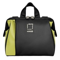 LENCCA Olive Protective Photographer's Travel Satchel Bag with Adjustable Shoulder Strap, Fits up to 7" x 7.75" Cameras