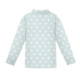 thumbnail image 5 of CCRFTGI Polo Shirts for Kids Girls Size 10-12 School Uniform Polka Dots Shirts Athletic Tennis Pique Collared Polos Casual Long Sleeve 2026 Summer T-Shirts Mint Green 5-6 Years, 5 of 5
