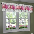 thumbnail image 2 of Valentines Day Heart Valances for Windows Pink Love Heart Valentine Kitchen Curtain Valances Eucalyptus Leaves Window Curtain Topper Curtains for Valentines Day Decor Wedding Party 1 Panel 54x18 Inch, 2 of 6
