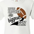 thumbnail image 4 of Inktastic Little Brother and Biggest Fan- Football Player Youth T-Shirt, 4 of 5