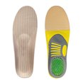 thumbnail image 1 of Arch Support Insoles For Pain Relief Sweat-Absorbent Comfort Orthotic Insole For Arch Support Yellow L, 1 of 6