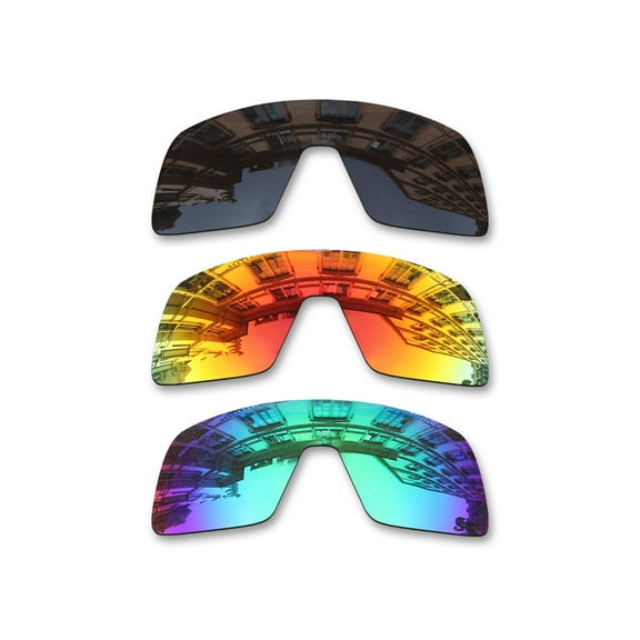Vonxyz 3 Pack Polarized Replacement Lenses for Oakley Sutro OO9406 Sunglasses