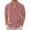Pink, variant on Dwelliawo Linen Shirt for Men Casual Business Dress Shirt Long Sleeve Button Down Shirts Summer Cotton Linen Regular Fit Clothes with Chest Pocket Pink M