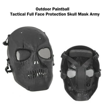 Zan Headgear Small Full Face Mask Glow In The Dark Skull Face 