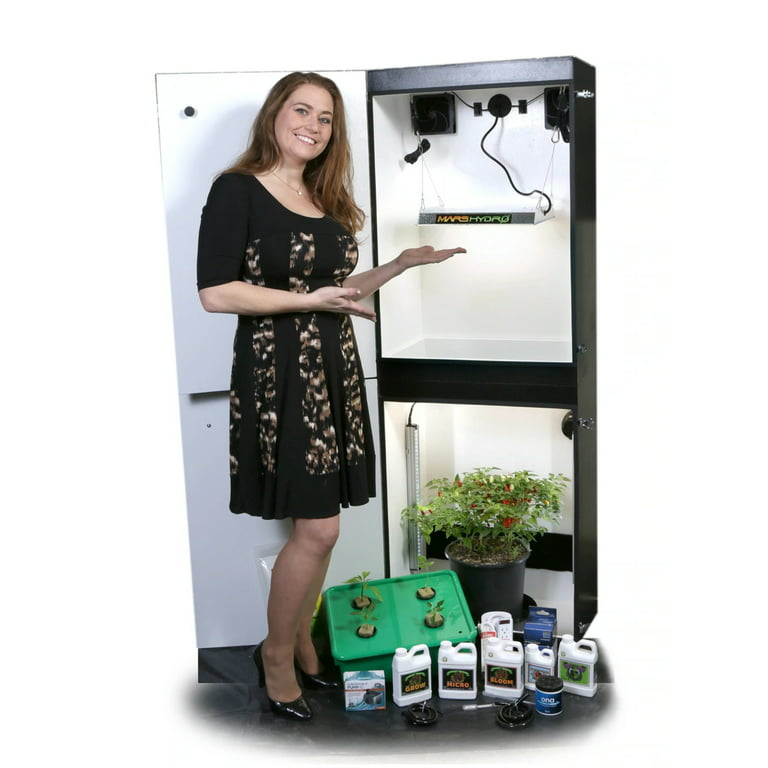 forholdet Utroskab fordel Growzilla 5.0 - 4 Plant LED Hydroponics Grow Box - Walmart.com