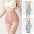 thumbnail image 3 of Aooho Shapewear Panties for Women 3 Pack High Waisted Tummy Control - Thermal Reactive Jacquard Sculpting Slimming Panty with Lace, Breathable & Cool Feeling, 3 of 8