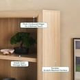 thumbnail image 4 of Walker Edison Modern Wood Open Bookshelf Shelving Unit, Light Ash, 4 of 13