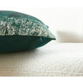 thumbnail image 6 of Sparkling Decorative Throw Pillow Covers Soft Green Gold Glitter Square Cushion Cover Pillowcase for Couch Bed and Chair Green Gold 20" x 20", 6 of 6