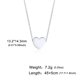 thumbnail image 1 of Cazador Gold Color Kpop Heart Pendant Choker Necklaces for Women Stainless Steel Jewelry Necklace Wedding Mother Day Gift 202345-50cm Gao Jinjia LED, 1 of 2