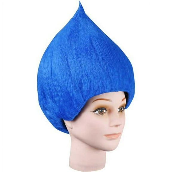 Deluxe Blue Troll Wig