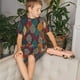 thumbnail image 4 of Balery Autumn Leaves Conjunto de Pijama Infantil de Manga Corta con Estampado – Ropa de Dormir de Algodón Suave-Medium, 4 of 6