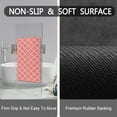 thumbnail image 5 of Coral Thin Bathroom Rugs Fit Under Door 20"x32" Quick Dry Super Water Absorbent Pink Bath Mat Rubber Backed Bath Rugs Mats for Bathroom Non Slip Washable, 5 of 6