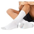 thumbnail image 2 of Hanes Men's 18-Pack X-Temp Comfort Cool Crew Socks White, (Shoe Size 6-12 / Sock Size 10-13) (Fresh IQ Advanced Odor Protection Technology, Extra-Thick Comfort Cooling / Reinforced Heel & Toe CC18, 2 of 6