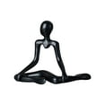 thumbnail image 2 of Vacemry Under $5 Abstract Sculpture Figure, Black Thinker Statue for Shelf Display, Modern Home Office Decor, Artistic Tabletop Ornament, Contemporary Design Sculpture, 2 of 6