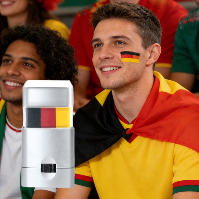 Cheapark 2026 World Cup Soccer Face Paint Tri Color Flag Body Painting Pigment Game Day Fan Party Event Cosplay Accessory