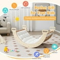 thumbnail image 5 of CIPACHO 2-in-1 Arch Rocker with Soft Cushion for Toddlers, Gifts for Boys and Girls Aged 1-4, Natural, 5 of 7