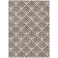 thumbnail image 2 of HomeRoots 594692 8 x 10 ft. Brown & Beige Geometric Washable Indoor & Outdoor Rectangle Area Rug, 2 of 5