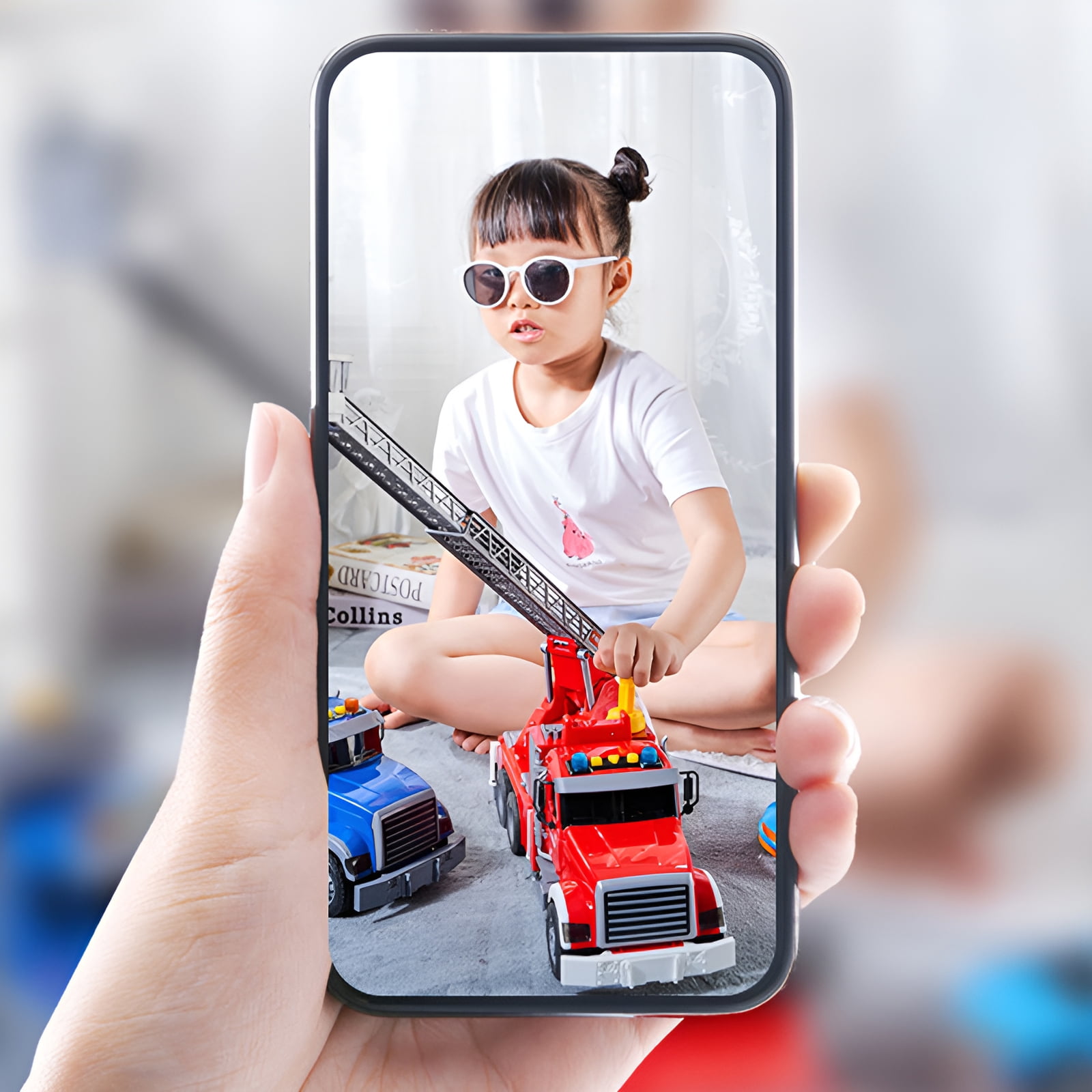 BESTSKY Tractor Building Blocks Toy,Safe Materials Assembled Building Block,Long-Lasting Fun Engineering Car Toy,Style2