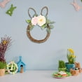 thumbnail image 4 of KUNPENG Easter Bunny Wreaths for Front Door with Eggs and Soft Blooms, Small Easter Wreath for Door and Mantel Decor, Easter Decorations for the Home Table Centerpiece, 4 of 5